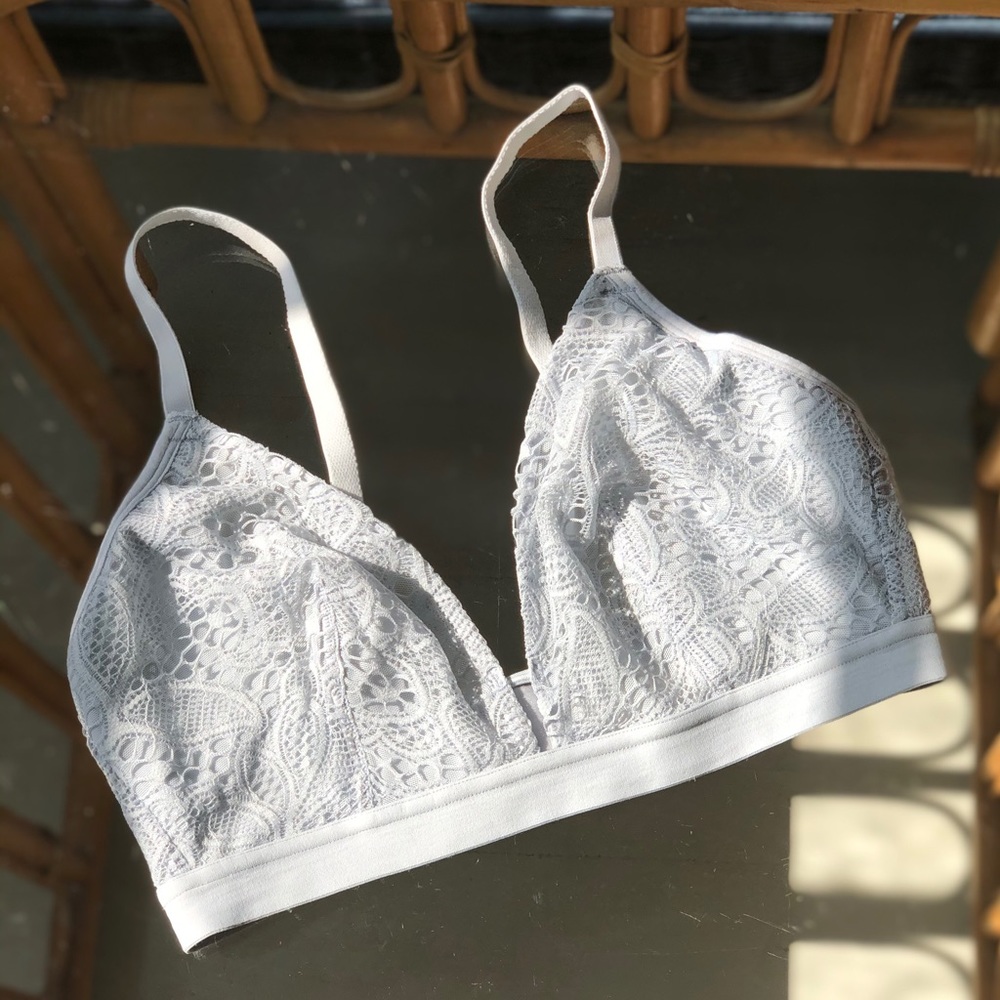 Baby Blue Lively Lace Bralette